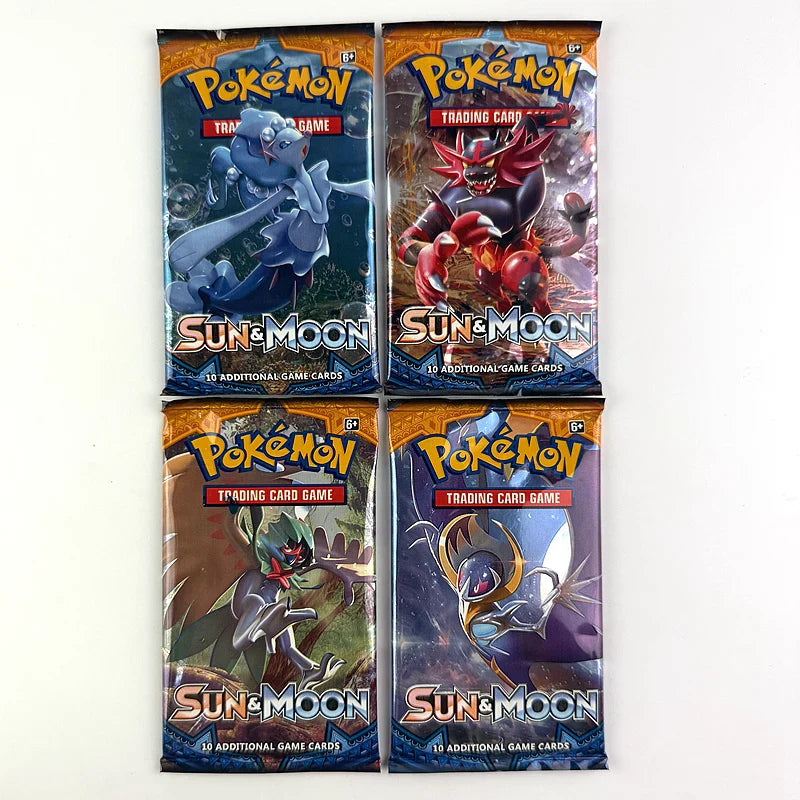 10/20Pcs Pokemon Cards Sun & Moon Evolutions Prismatic Pokemon Booster Collectible Tradeiner Card Game Toy For Children Gifts