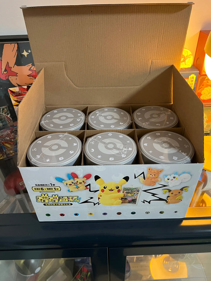 100%Original Pokemon PTCG Scarlet&Violet Rub Cheeks Together Blind Box Pikachu Simplified Chinese Collectible Cards Toy Gifts