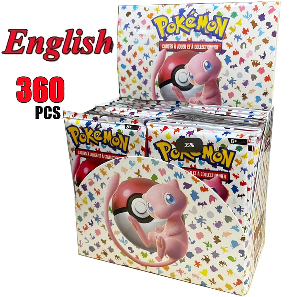 # English Spanish Franch Pokemon Cards Game MEGA EVOLUTION SCARLET&VIOLE 151 Prismatic Booster Battle Transaction Cards