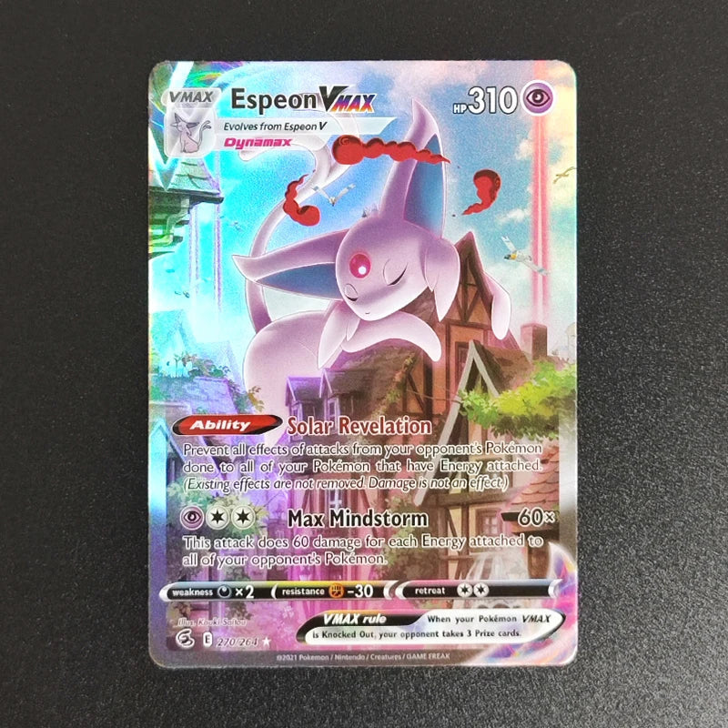 POKEMON English Collection Card S6A SV11W SV11B Umbreon Victini Zekrom Gengar RARE Single Card Classic Game Anime Cards Gift Toy