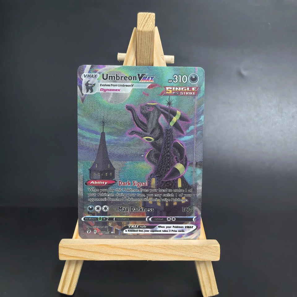 POKEMON English Collection Card S6A SV11W SV11B Umbreon Victini Zekrom Gengar RARE Single Card Classic Game Anime Cards Gift Toy