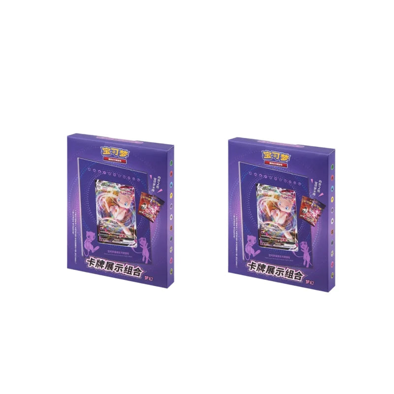 100% Original Pokemon Trading Card Game Ptcg Eevee Show photo frames Chinese version Gifts Box Desktop decoration Birthday Gifts