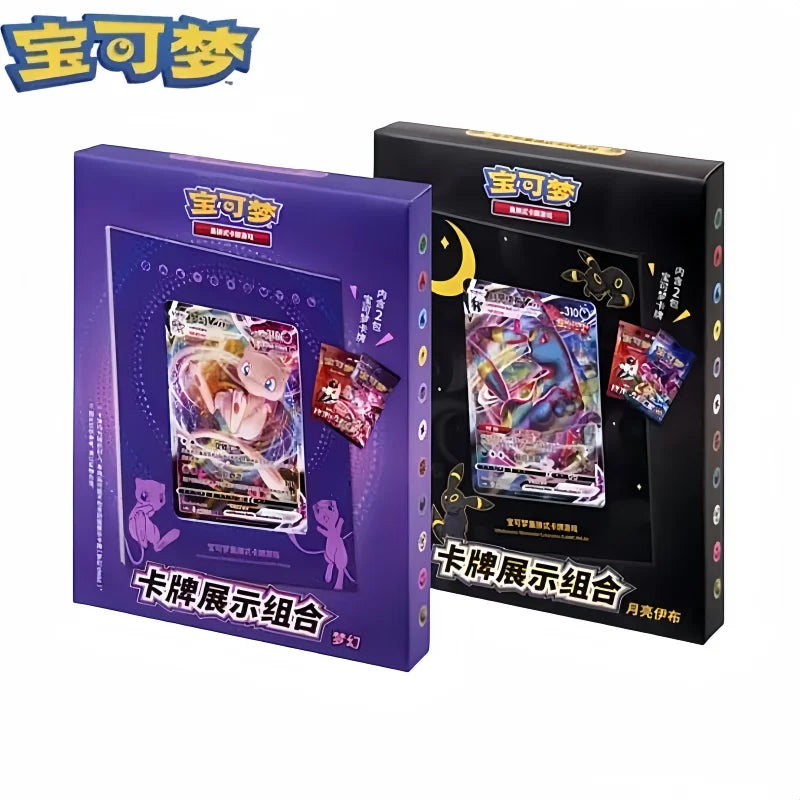 100% Original Pokemon Trading Card Game Ptcg Eevee Show photo frames Chinese version Gifts Box Desktop decoration Birthday Gifts