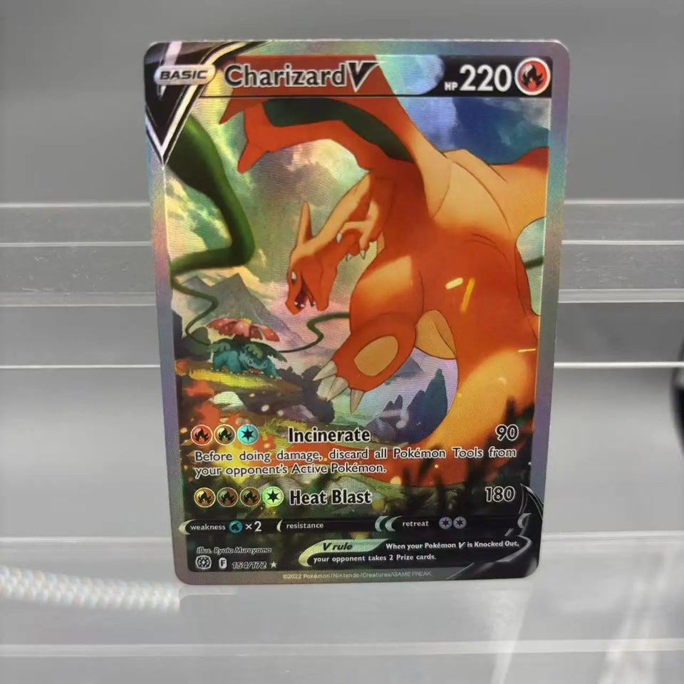 DIY PTCG Collection Cards Charizard Blastoise Venusaur ex Giratina Self Made Single Card Classic Game Anime Card Gift Toy