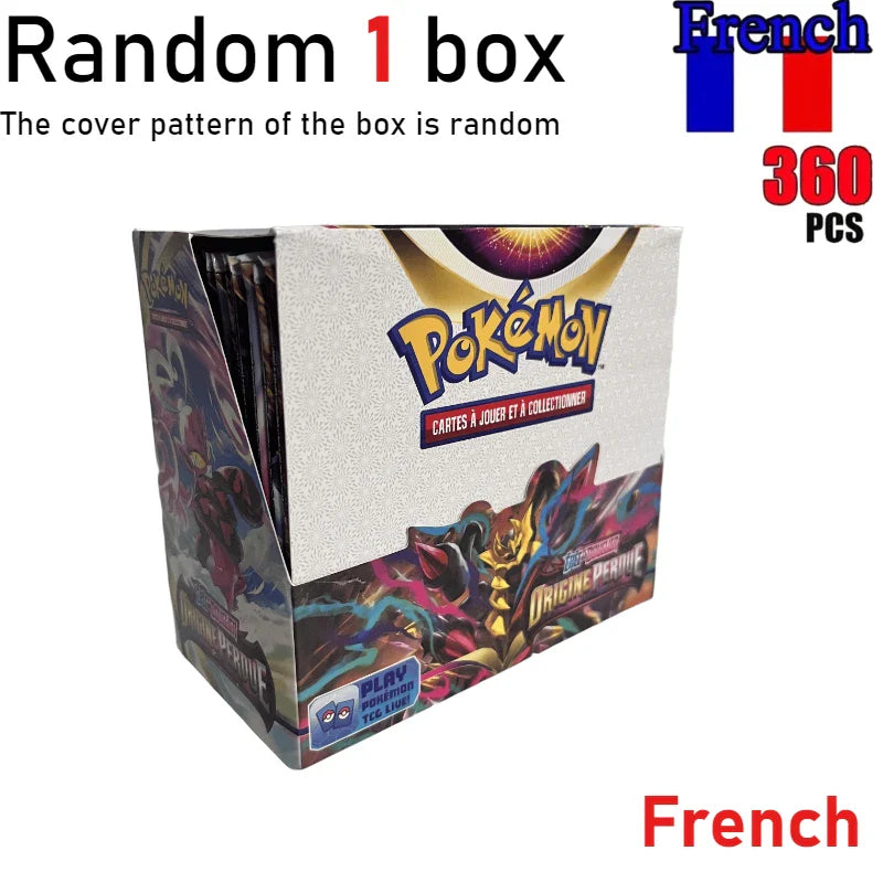 (French Version)360Pcs Pokémon Scarlet & Violet 151 Prismatic Evolutions Booster Packs Battle Trading Game Cards Children Gift