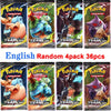 4 Pack Pokemon Cards 151 Team up Sun & Moon Thunder English Trading Card Game Evolutions Booster Collectible Kids Toys Gifts