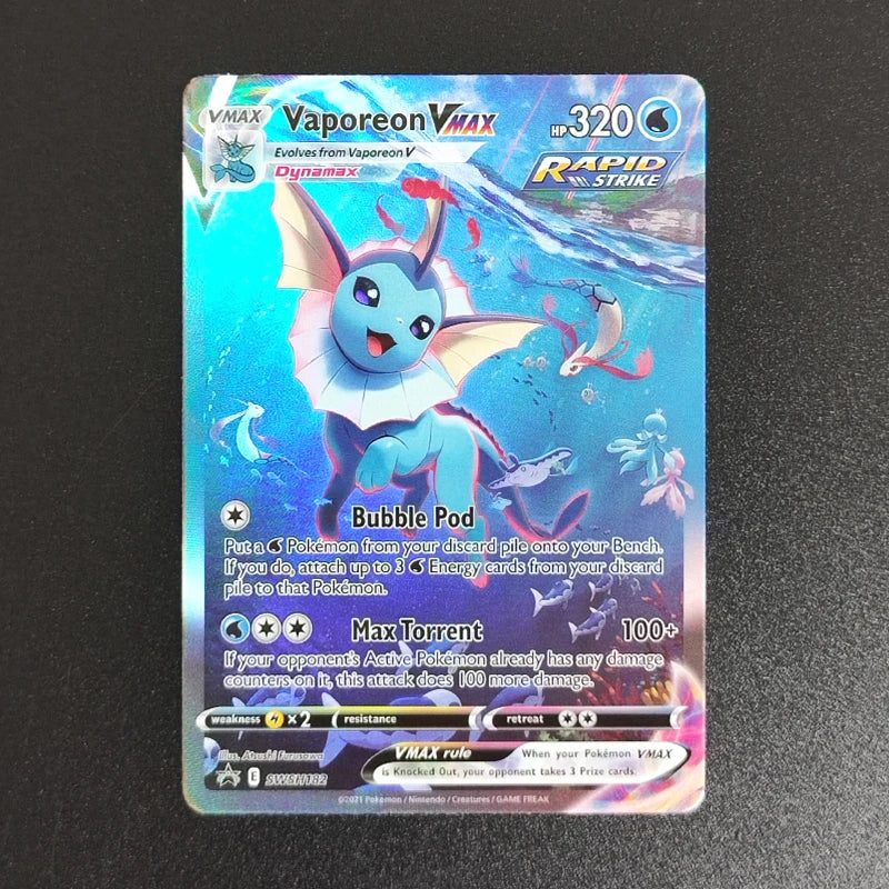 POKEMON English Collection Card S6A SV11W SV11B Umbreon Victini Zekrom Gengar RARE Single Card Classic Game Anime Cards Gift Toy