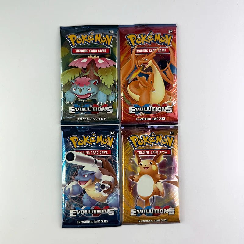 10/20Pcs Pokemon Cards Sun & Moon Evolutions Prismatic Pokemon Booster Collectible Tradeiner Card Game Toy For Children Gifts