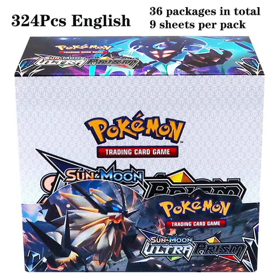 324Pcs/box Pokemon TCG: Shining Fates Booster Box Collectible Trading Pokemon Card Game Child Gift Board game Surging Prismatic