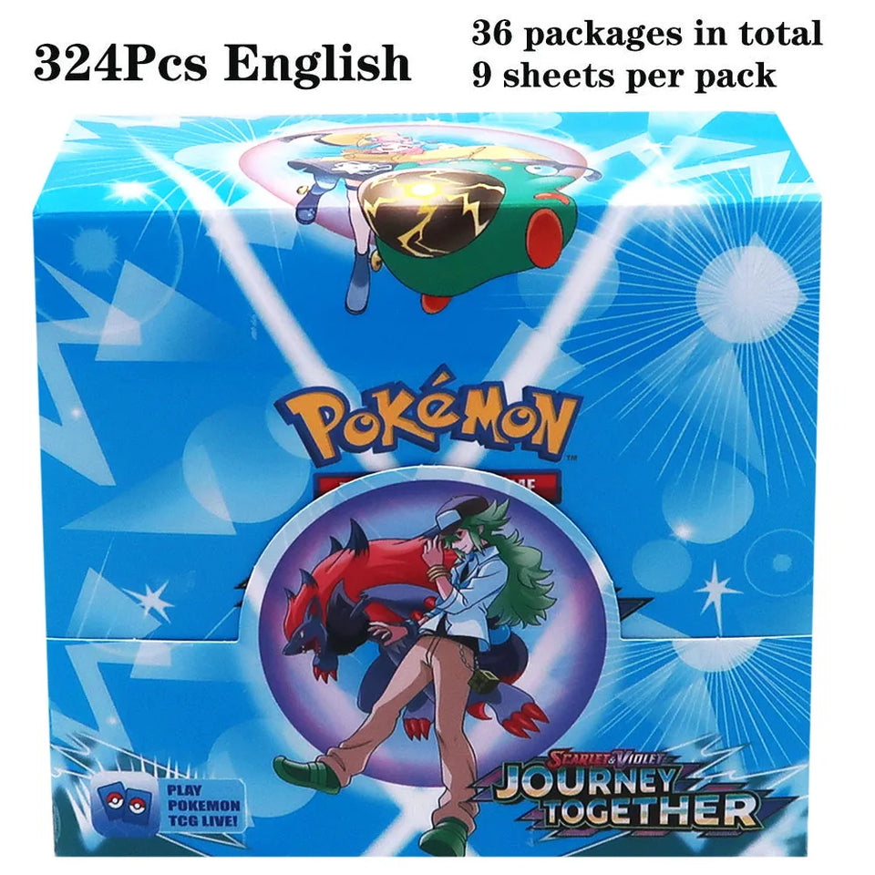 324Pcs Pokemon Cards TCG: Sun & Moon XY Evolutions Booster Box  Collectible Trading Pokemon Cards Game Board Game