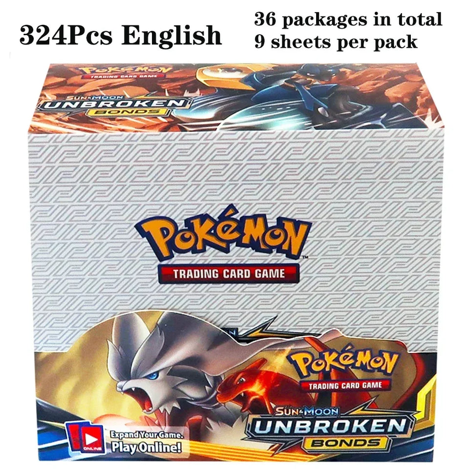 324Pcs/box Pokemon TCG: Shining Fates Booster Box Collectible Trading Pokemon Card Game Child Gift Board game Surging Prismatic