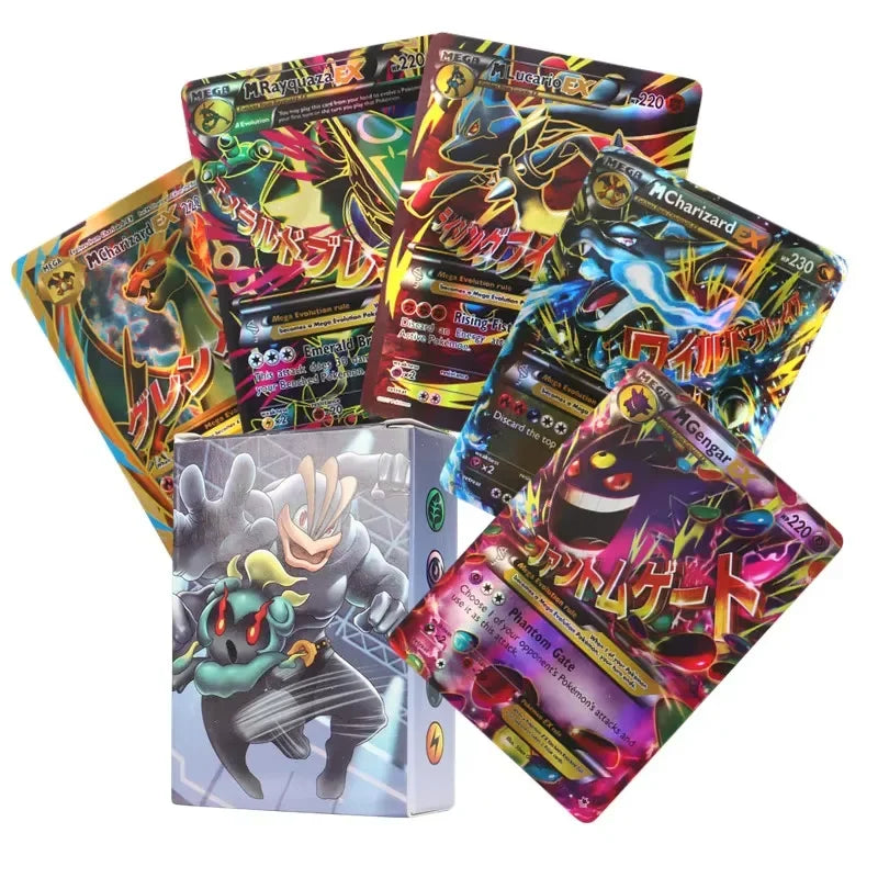Pokemon Collection Cards Edition Flash Cards Charizard Pikachu Game PTCG Self Made Cards Gift Toys Hobby Game Collection Cards