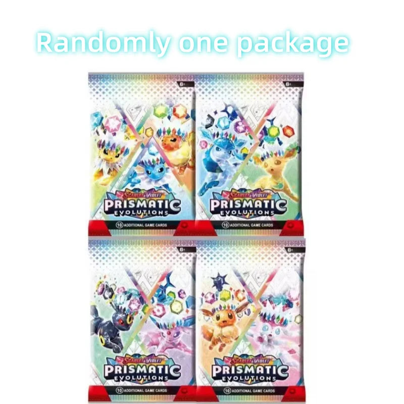 10 Pcs Pokemon Card Prismatic 151 Evolutions English Booster Battle Pokemon Card Game Carte Trading Collection Cards Toys Gifts