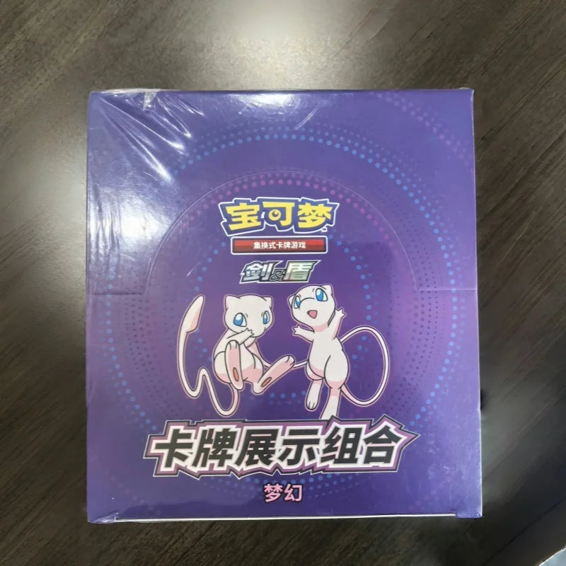 100% Original Pokemon Trading Card Game Ptcg Eevee Show photo frames Chinese version Gifts Box Desktop decoration Birthday Gifts