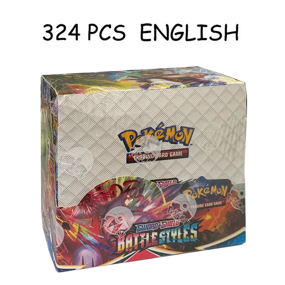 Pokemon Card TCG: 324Pcs Evolutions Scarlet Violet Brilliant Stars Booster Box Pokemon Cards 36 Pack Box Collectible Cards Toys