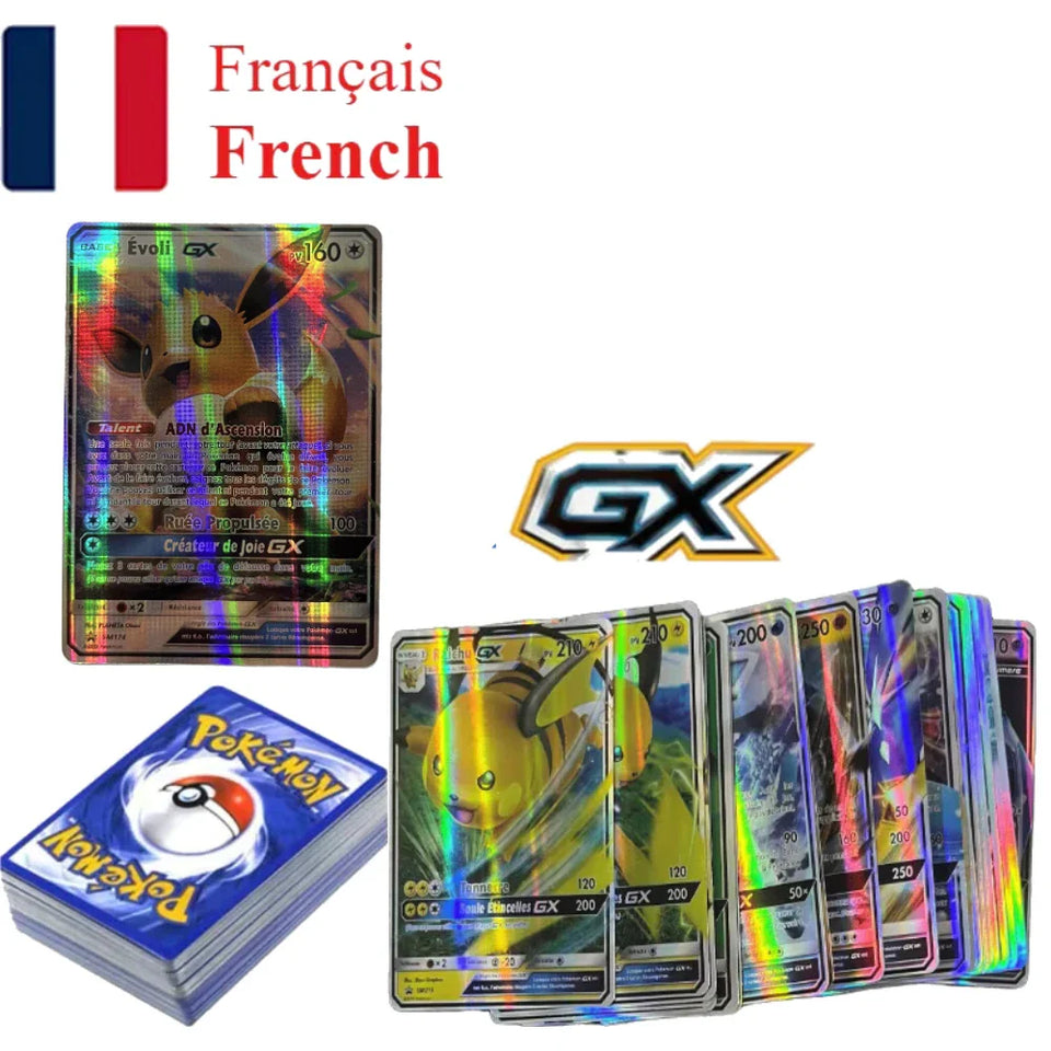 54-200Pcs Pokemons French English German Korean Spanish Cards Pokemons Card Charizard Pikachu GX V VSTAR VMAX Battle Game Cards