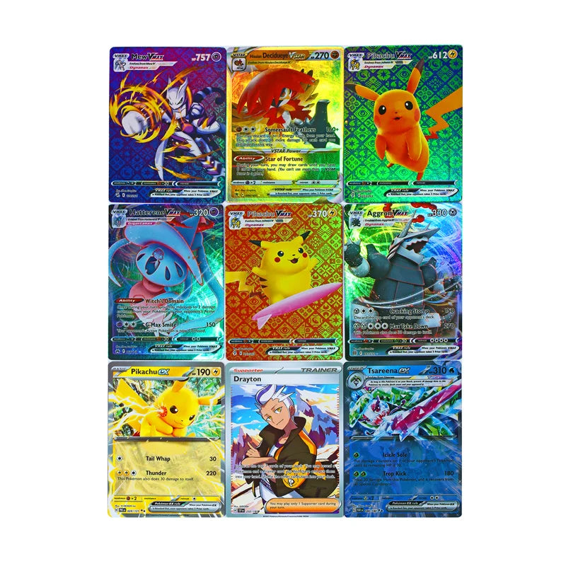 360Pcs Pokemon Card MEGA EVOLUTION Lucario Prismatic Evolutions Game Cartoon English Booster Battle Transaction Card Gift