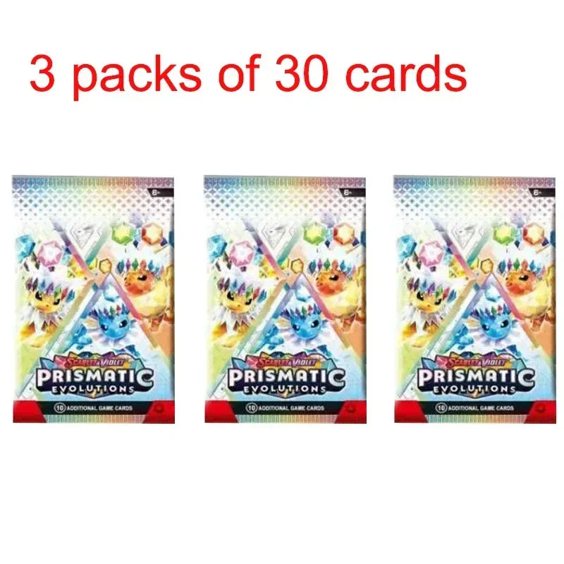 360Pcs Pokemon Card Destined Rivals Prismatic Evolutions Scarlet Violet 151 PALDEAN English Booster Battle Transaction Card