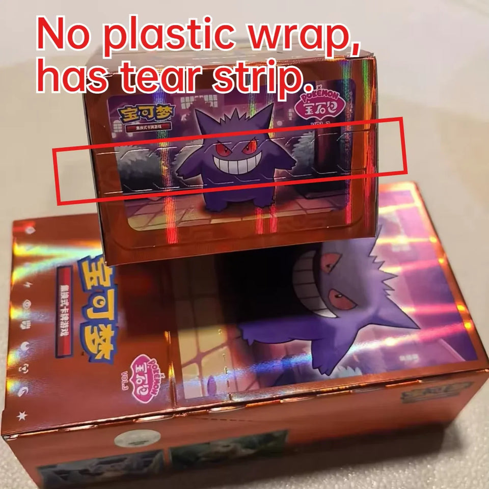 100% Original Pkm TCG Scarlet & Violet Gem Pack VOL.3 Card Game Simplified Chinese Gengar Exclusive Trading Cards Official Gifts