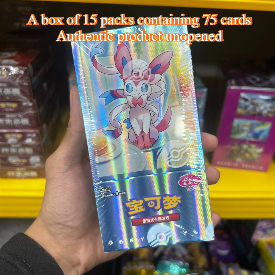 100% Original Genuine PokéM0n Trading Ptcg Card Collected Gem Bag Refrigerator Magnet Hi Deck Ibrahimovic Pikachu Plush Gift