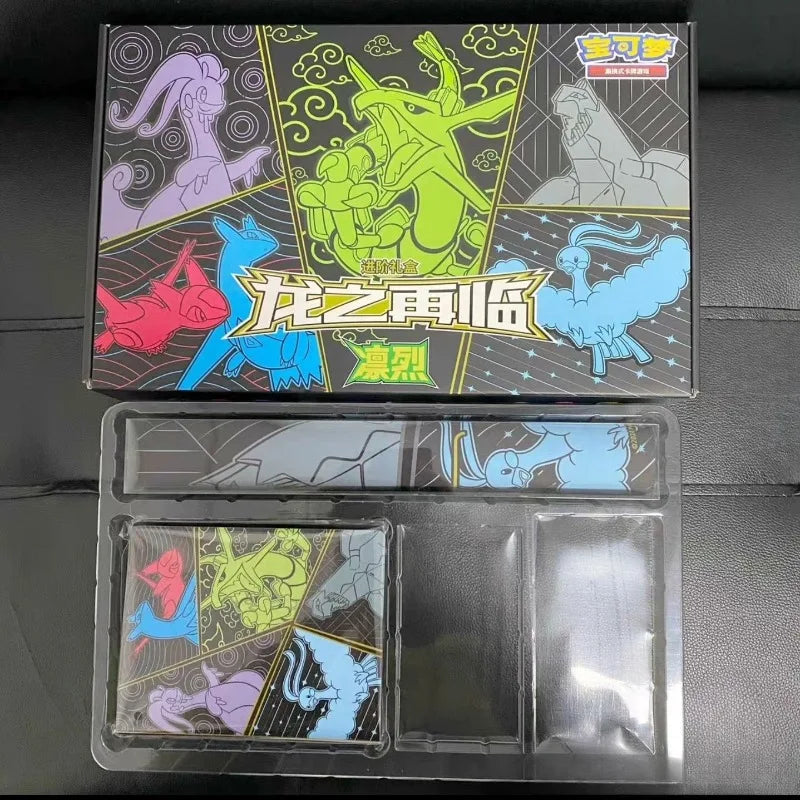 100% Original Pokemon Card PTCG Dragon Return Sword Shield Gift Box Card Case Trading Card Game Chinese Anime Goodra Collection
