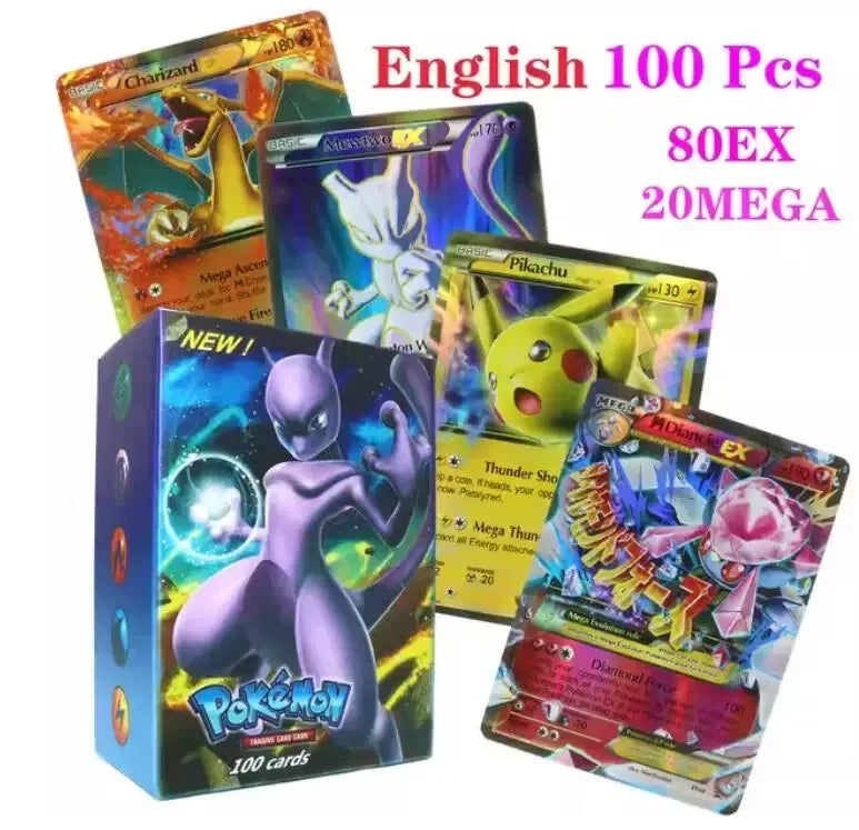 Pokemon Collection Cards Edition Flash Cards Charizard Pikachu Game PTCG Self Made Cards Gift Toys Hobby Game Collection Cards
