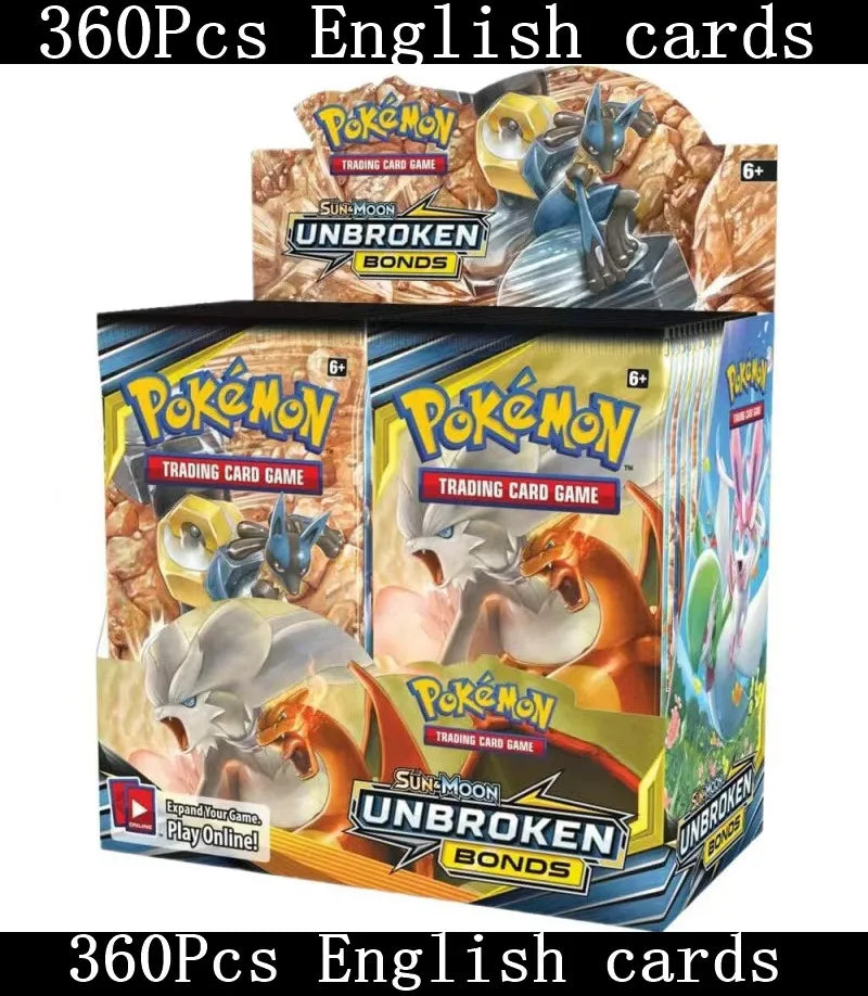 360 Pcs/Set Spanish English French Pokemon Card Brilliant Stars 151 Prismatic Evolutions PALDEAN FATES  Booster Battle Card