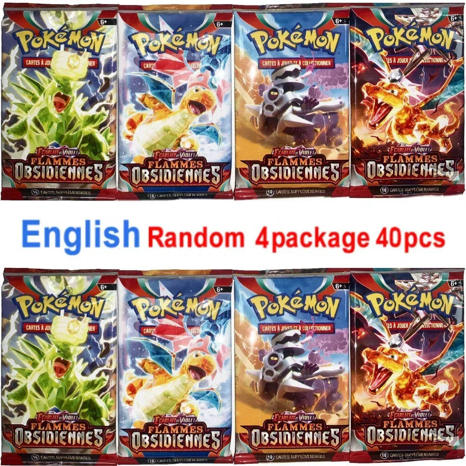 4 Pack Pokemon Cards 151 Team up Sun & Moon Thunder English Trading Card Game Evolutions Booster Collectible Kids Toys Gifts