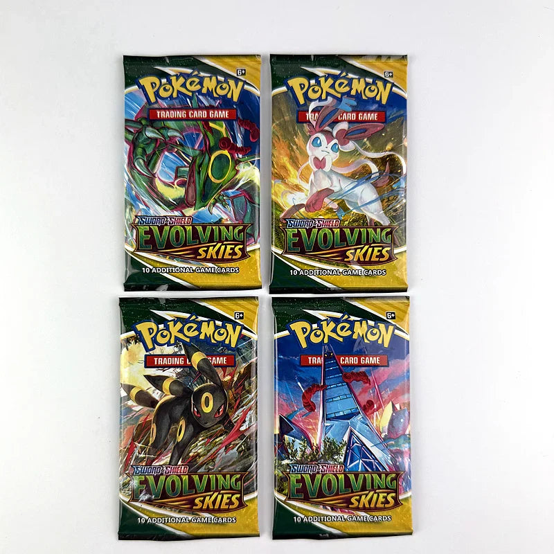 10/20Pcs Pokemon Cards Sun & Moon Evolutions Prismatic Pokemon Booster Collectible Tradeiner Card Game Toy For Children Gifts