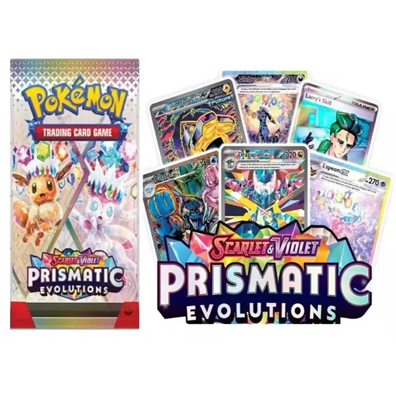 360Pcs Pokemon Card TCG Scarlet&Violet Prismatic Evolutions 151 Prism 36 Pack Pokemon Booster Box Collectible Tradiner Card
