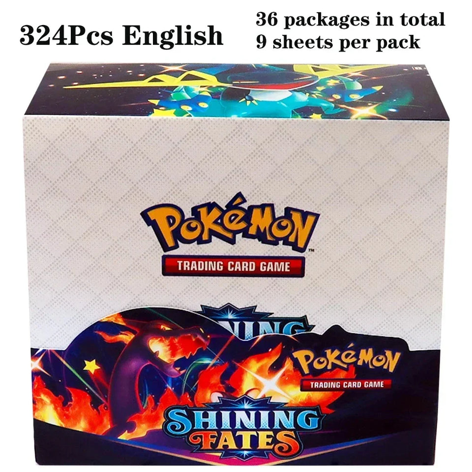 324Pcs Pokemon Cards TCG: Sun & Moon XY Evolutions Booster Box  Collectible Trading Pokemon Cards Game Board Game