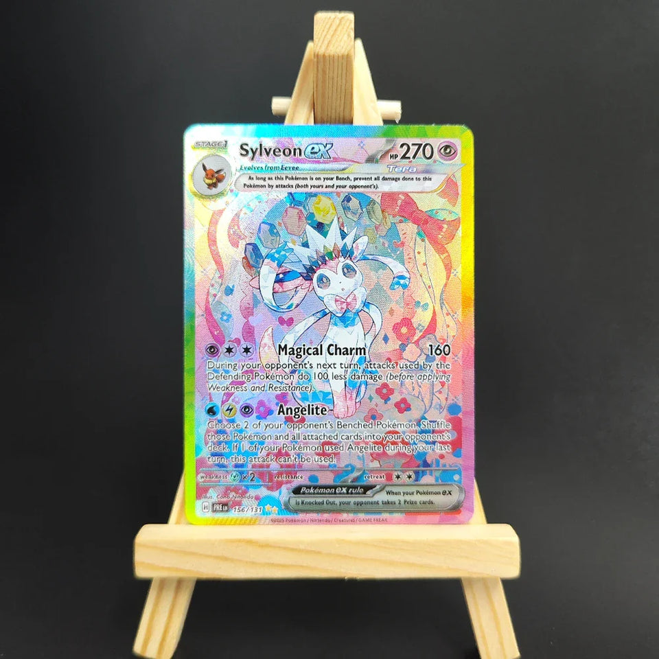 POKEMON English Collection Card S6A SV11W SV11B Umbreon Victini Zekrom Gengar RARE Single Card Classic Game Anime Cards Gift Toy