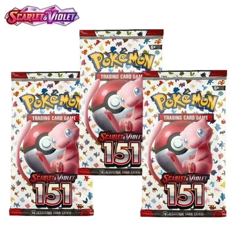 324/360Pcs English version Pokémon TCG: Scarlet & Violet 151 classics Expansion Booster Box Pokemon trade card 36 Pack Box Gift