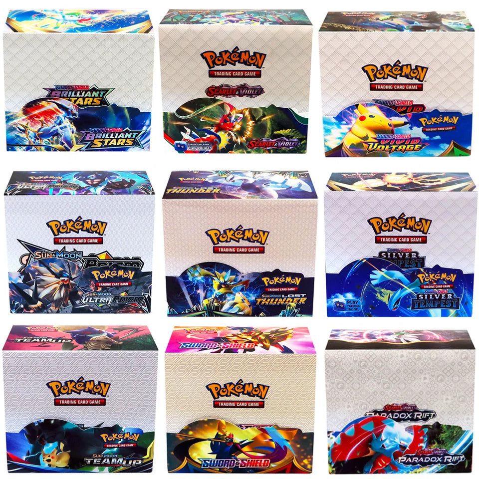 324Pcs/box Pokemon TCG: Shining Fates Booster Box Collectible Trading Pokemon Card Game Child Gift Board game Surging Prismatic