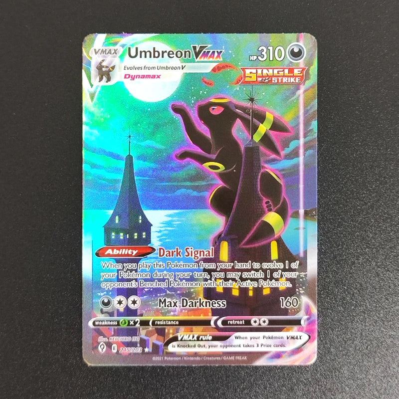 POKEMON English Collection Card S6A SV11W SV11B Umbreon Victini Zekrom Gengar RARE Single Card Classic Game Anime Cards Gift Toy