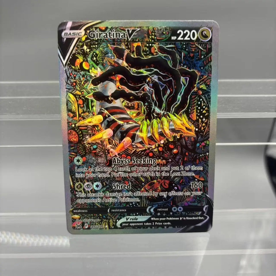 DIY PTCG Collection Cards Charizard Blastoise Venusaur ex Giratina Self Made Single Card Classic Game Anime Card Gift Toy