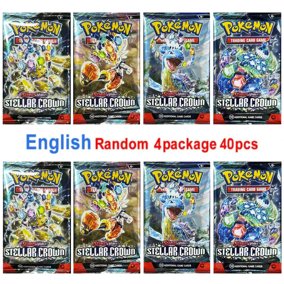 4 Pack Pokemon Cards 151 Team up Sun & Moon Thunder English Trading Card Game Evolutions Booster Collectible Kids Toys Gifts
