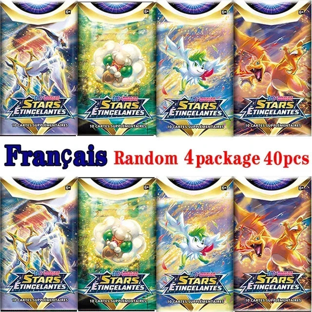 4 Pack Pokemon Cards 151 Team up Sun & Moon Thunder English Trading Card Game Evolutions Booster Collectible Kids Toys Gifts