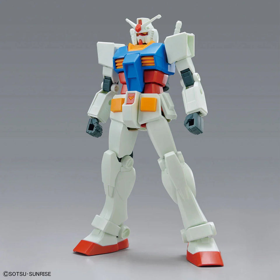 Bandai - Gunpla - EG 1/144 - Mobile Suit Gundam - RX-78-2 Gundam (Full Weapon Set)