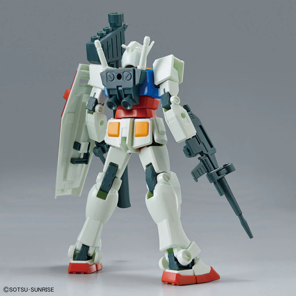 Bandai - Gunpla - EG 1/144 - Mobile Suit Gundam - RX-78-2 Gundam (Full Weapon Set)